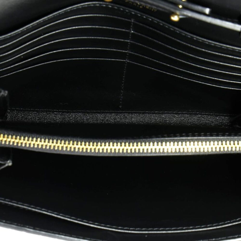Saint Laurent Classic Monogram Flap Chain Wallet Crocodile Embossed Leather - Picture 5 of 7